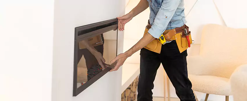 Metal Fireplace Installation in Danbury, Connecticut