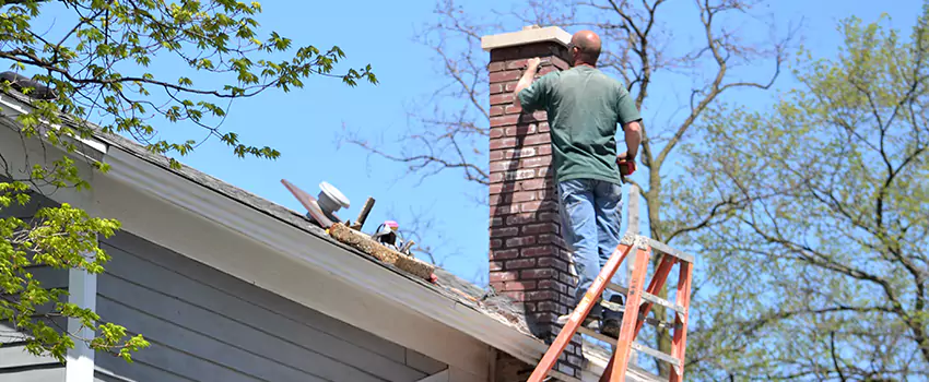 Vinyl and PVC Chimney Flashing Installation in Danbury, CT