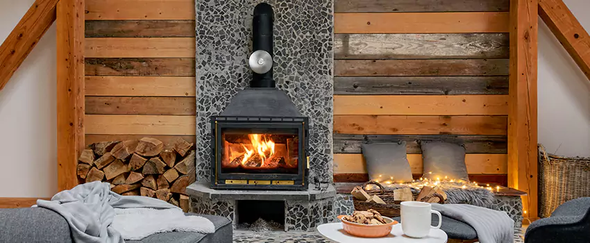 Thelin Hearth Products Direct Vent Gas Stove Fireplace Inspection in Danbury, Connecticut